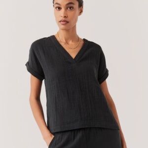 Pact Women’s Coastal Gauze Blue Shirt XS/S